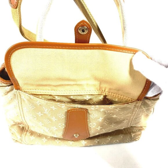 LOUIS VUITTON M92505 sack marie kate Hand Bag Monogram Mini Canvas Beige - Picture 10 of 14